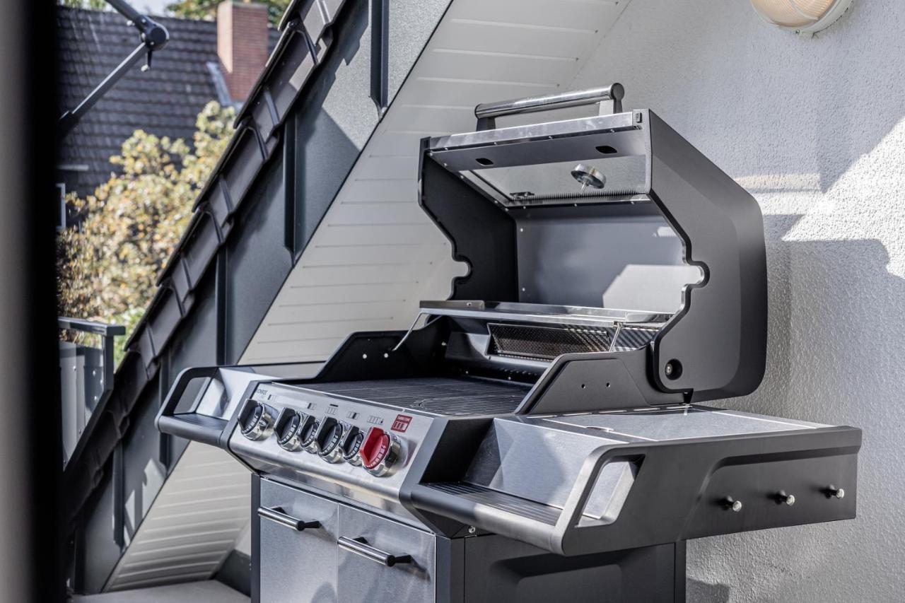Gt-City Suite 01 I Gasgrill I Smart-Tv I Balkon Gütersloh Dış mekan fotoğraf
