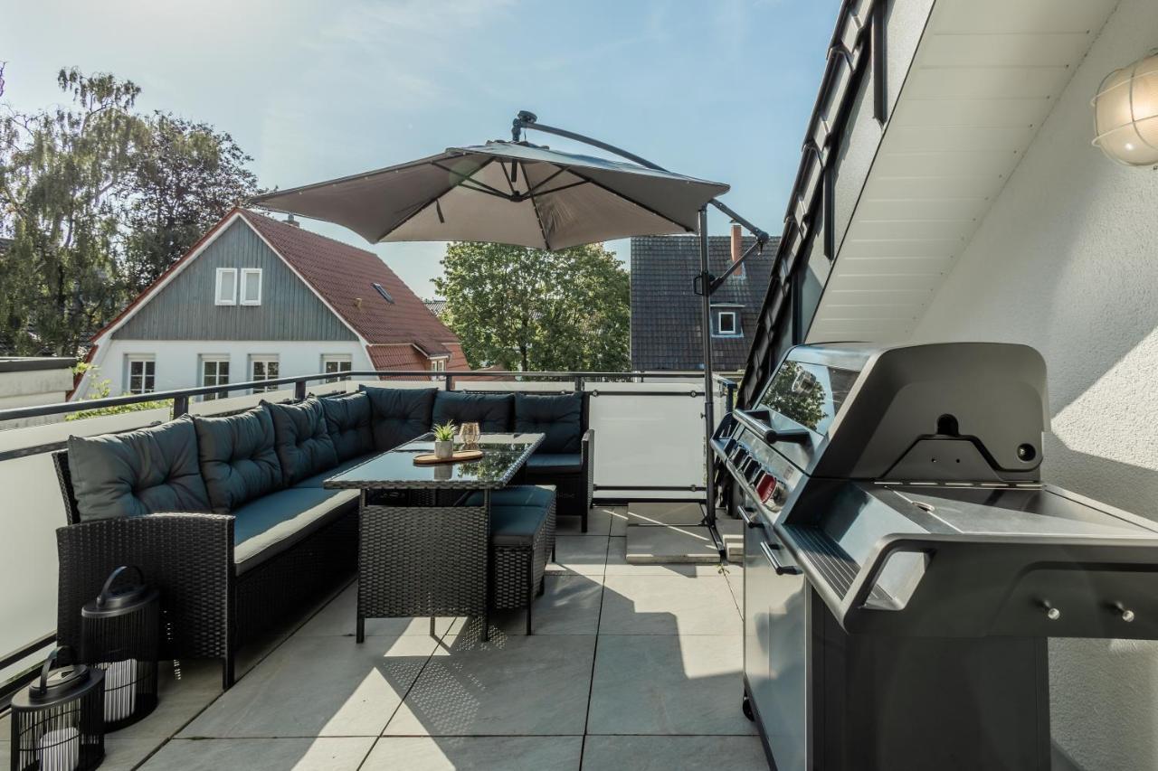 Gt-City Suite 01 I Gasgrill I Smart-Tv I Balkon Gütersloh Dış mekan fotoğraf